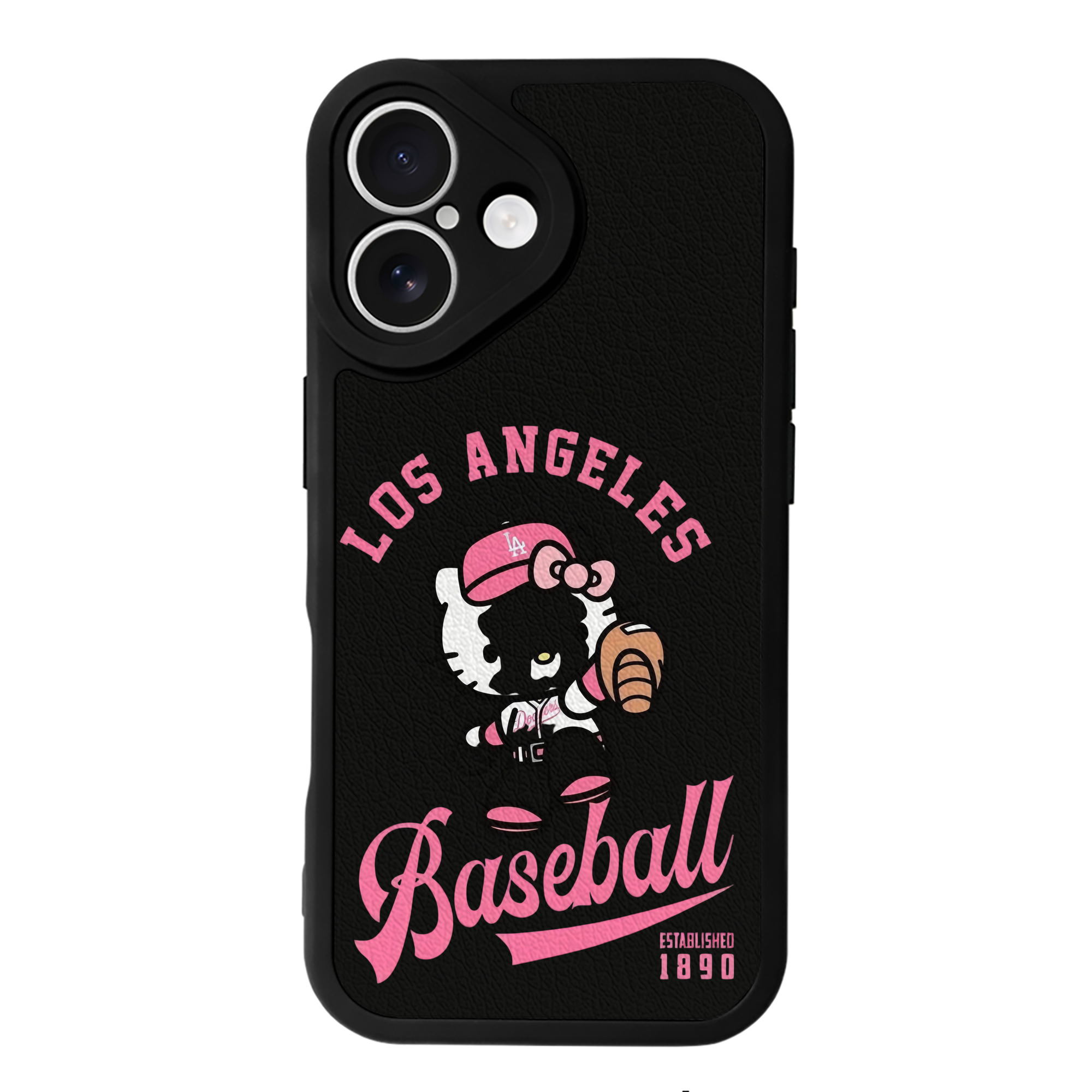  IPhone 16 Silicone Leather Case – UV Print, Lambskin Texture – Perfect Fit, Wireless Charging Compatible, Scratch Resistant, Precise Cutouts – Stylish Protection For IPhone 16